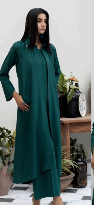 Bottle Green 2pc Modest Wear