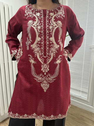 Wine Kurta