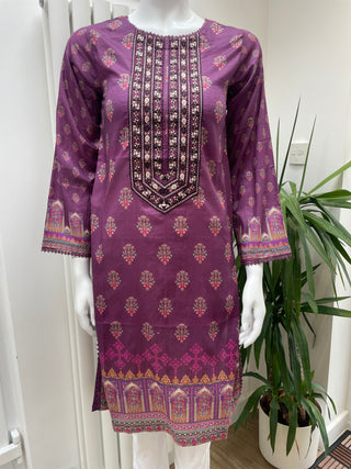 Purple Lawn Kurta